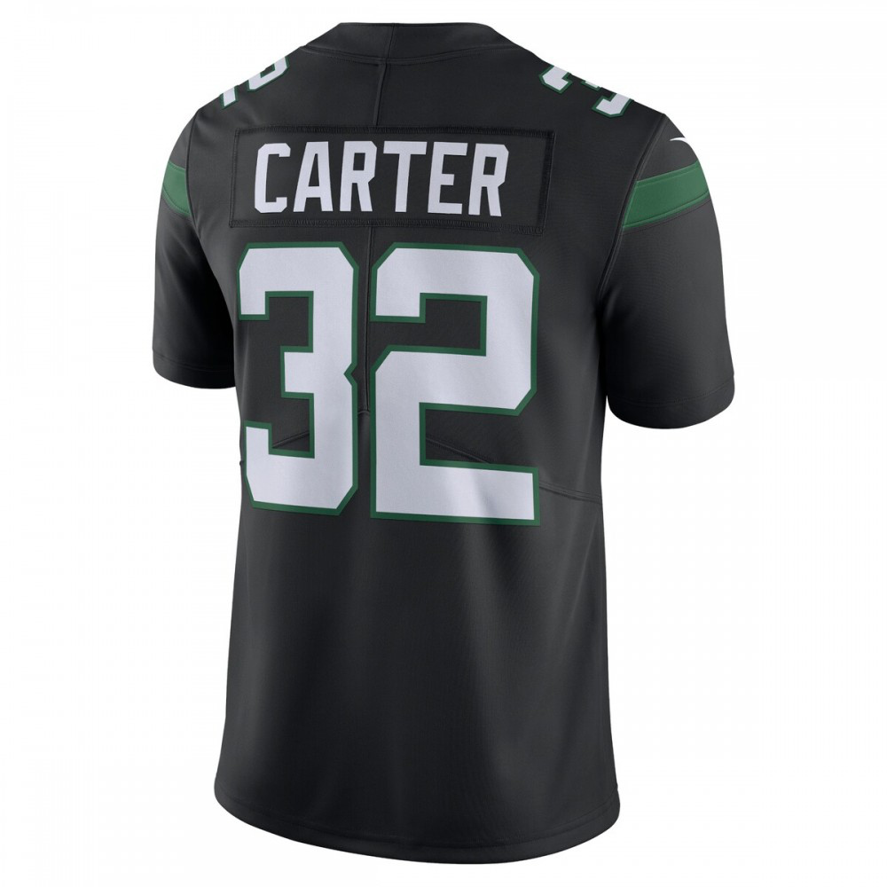 Michael Carter New York Jets Nike Vapor Untouchable Limited Jersey - Black-GridironStore